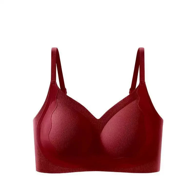 Adjustable Fixed-Cup Bra for Women Comfortable Wire-Free Push-Up Back Beautiful High-Quality Underwear