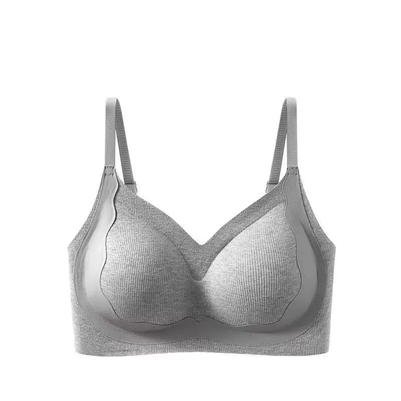 Adjustable Fixed-Cup Bra for Women Comfortable Wire-Free Push-Up Back Beautiful High-Quality Underwear