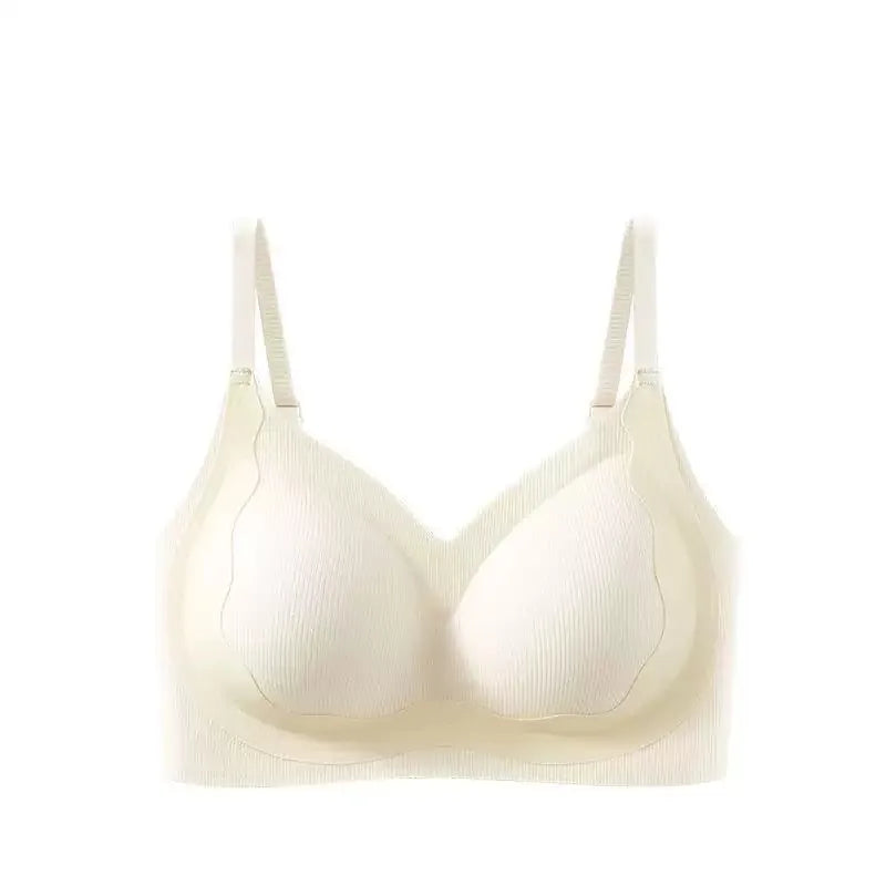 Adjustable Fixed-Cup Bra for Women Comfortable Wire-Free Push-Up Back Beautiful High-Quality Underwear